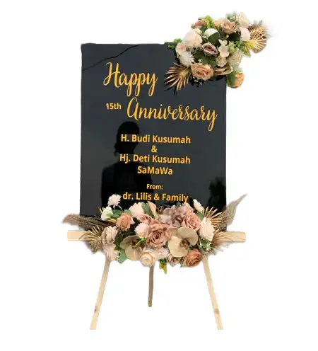 Papan Bunga Akrilik Pirak Timur